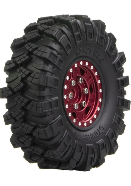 4 Adet 62X21MM 1.0 Inç Beadlock Jant 118 124 Rc Araba Eksenel SCX243 (Yurt Dışından)