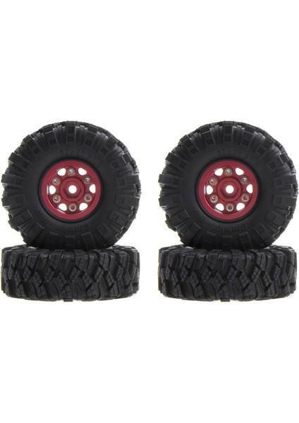 4 Adet 62X21MM 1.0 Inç Beadlock Jant 118 124 Rc Araba Eksenel SCX243 (Yurt Dışından)