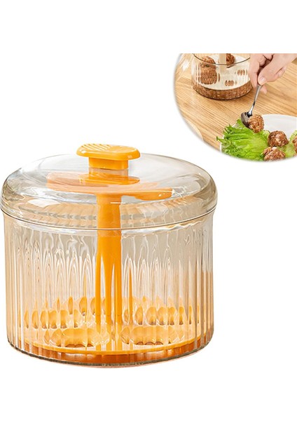 5 Top Köfte Yapma Makinesi Mutfak Köfte Kalıbı Yapım Aracı Turuncu (Yurt Dışından)