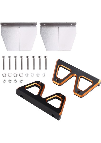 2 Adet Metal Trim Tırnakları Dalga Denge Kanatları Su Basınç Plakası (Yurt Dışından)