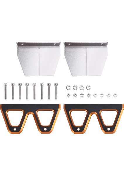 2 Adet Metal Trim Tırnakları Dalga Denge Kanatları Su Basınç Plakası (Yurt Dışından)