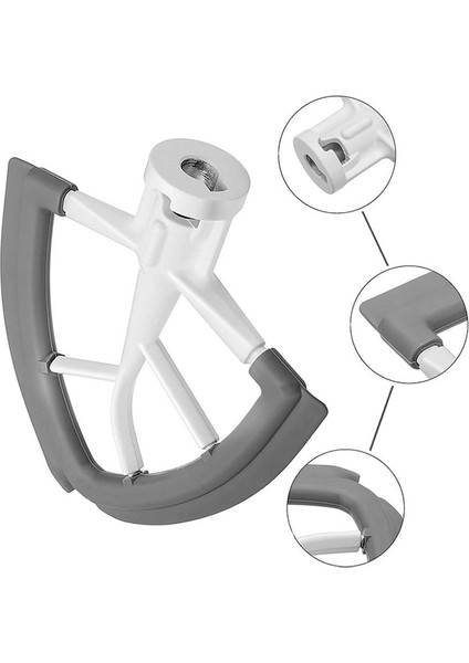 Tilt-Head 4.5-5qt Stand Mikser Karıştırıcı Kürek Için 2 Adet (Yurt Dışından)