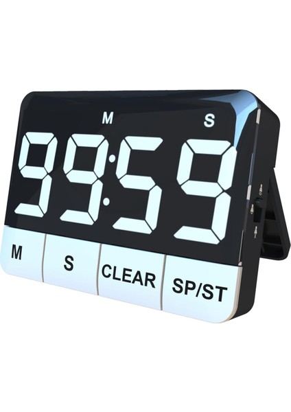 Mutfak Zamanlayıcısı 120DB Dijital Mutfak Zamanlayıcısı LED Ekranlı Geri Sayım (Yurt Dışından)