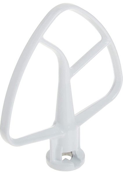 K45B Kaplamalı Düz Çırpıcı Beyaz 4.5qt Kürek Düz Çırpıcı. (Yurt Dışından)