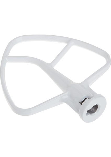 K45B Kaplamalı Düz Çırpıcı Beyaz 4.5qt Kürek Düz Çırpıcı. (Yurt Dışından)