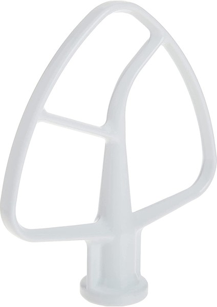 K45B Kaplamalı Düz Çırpıcı Beyaz 4.5qt Kürek Düz Çırpıcı. (Yurt Dışından)
