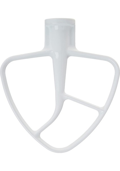 K45B Kaplamalı Düz Çırpıcı Beyaz 4.5qt Kürek Düz Çırpıcı. (Yurt Dışından)