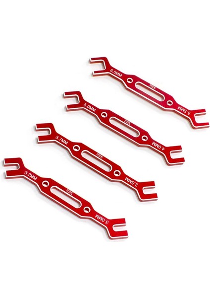 Adet Anahtar 33.23.53.7455.56MM Rc Araba Drone Tekne Kırmızı (Yurt Dışından)