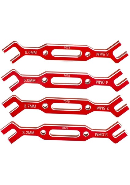 Adet Anahtar 33.23.53.7455.56MM Rc Araba Drone Tekne Kırmızı (Yurt Dışından)