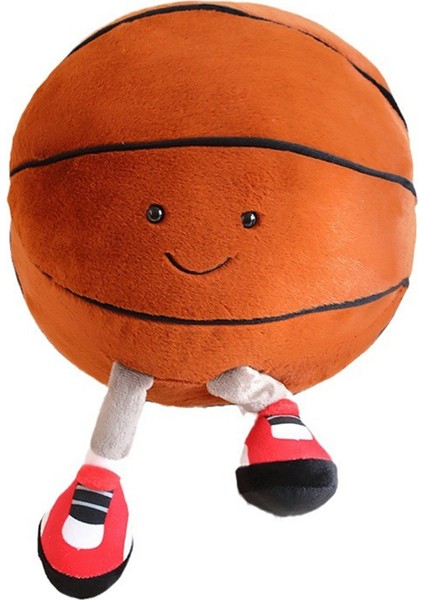 Ayaklı Bebek Peluş Oyuncak Bebek Kart Aşk Peluş Yastık Basketbol (Yurt Dışından)