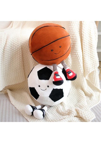 Ayaklı Bebek Peluş Oyuncak Bebek Kart Aşk Peluş Yastık Basketbol (Yurt Dışından)