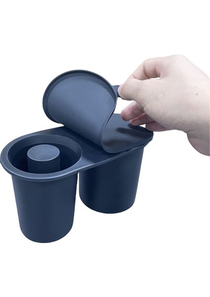 Silikon Buz Kare Tepsi ve Kalıp 30 40 Oz 2 Içi Boş Siyah Yapımı Için (Yurt Dışından)