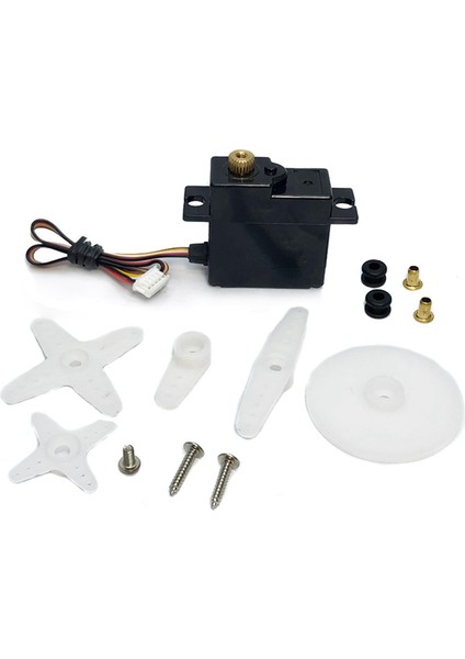 Wltoys 144001 144002 124018 124019 Rc Araba Için 5 Kablolu Metal Dişli Servo (Yurt Dışından)