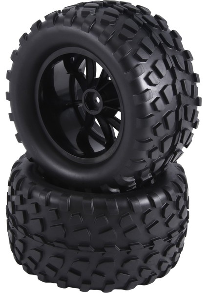12MM Altıgen Rc Tekerlekler Lastikler 1/10 Ölçekli Rc Kamyon Lastikler Için, B (Yurt Dışından)