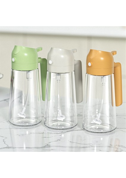 2'si 1 Arada Yağ Dağıtıcı ve Yağ Püskürtücü Yaklaşık 16OZ Yeşil ve Beyaz (Yurt Dışından)