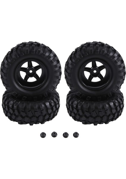 4 Adet 96MM 1.9 Inç Lastik ve Jantlar Axial SCX10 1:10 Rc Araba Için, B (Yurt Dışından)
