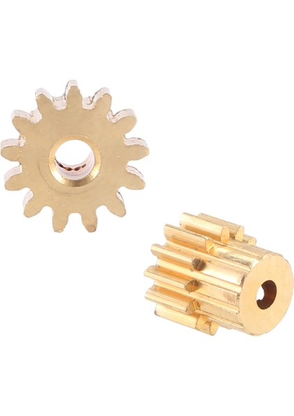 3 Adet 3.175MM Şaft Pirinç Pinyon Motor Dişlisi M0.8 1/10 1/8 Rc, 13T (Yurt Dışından)