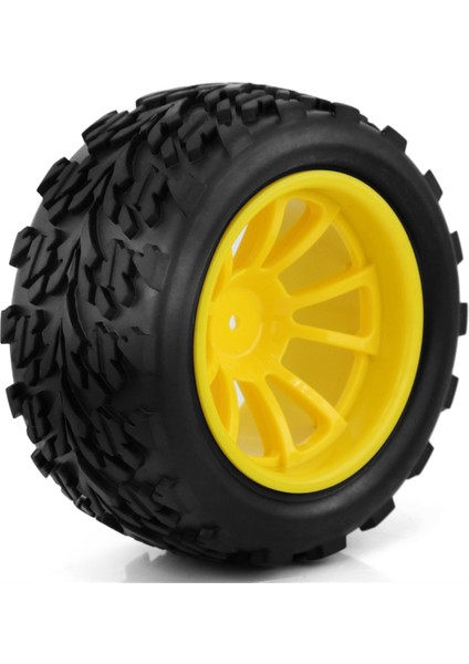 4 Adet 118MM 110 Rc Monster Truck Buggy Lastiği Traxxas Arrma Için Yeşil (Yurt Dışından)