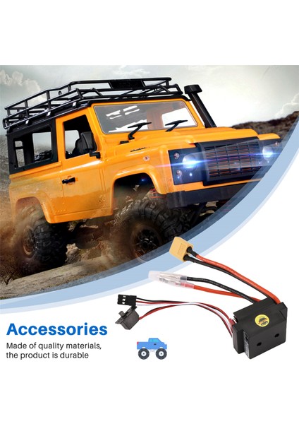 Rc 60A Esc Fırçalı Motor Hız Kontrol Cihazı Rc Gemi ve Rc Araba Esca (Yurt Dışından)