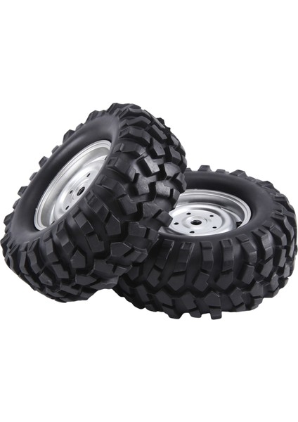 4 Adet 96MM 1.9 Inç Jant Lastiği Kilitleme 1/10 Rc Araba Için, Gümüş (Yurt Dışından)