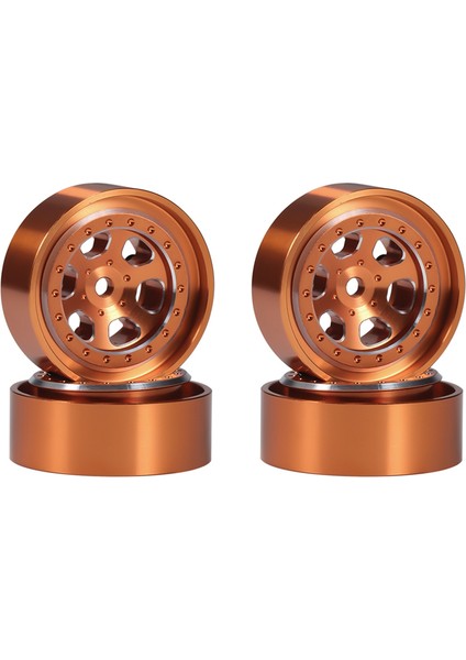 4 Adet 1.3 Inç Metal Beadlock Jant TRX4M 118 Rc Araba Parçaları Için 4 (Yurt Dışından)
