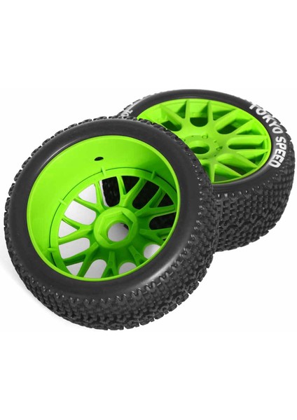 4 Adet 110MM 18 Rc Araba Buggy Tekerlekleri Lastik 17MM Altıgen A (Yurt Dışından)
