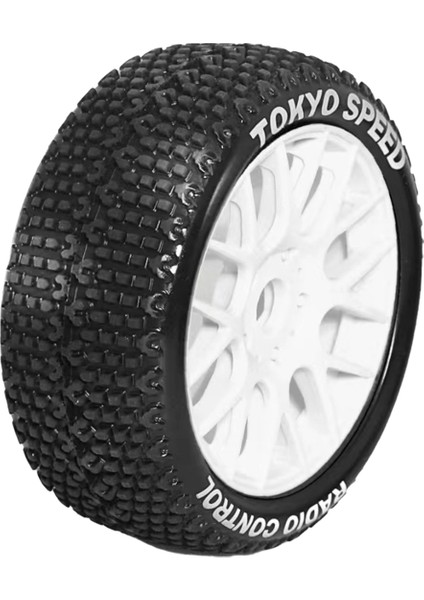 4 Adet 110MM 18 Rc Araba Buggy Tekerlekleri Lastik 17MM Altıgen A (Yurt Dışından)