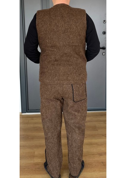 Ahsen Keçe Yelek ve Pantolon Takımı