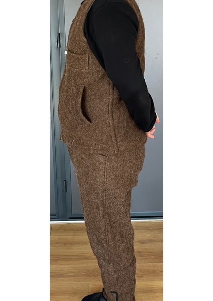 Ahsen Keçe Yelek ve Pantolon Takımı