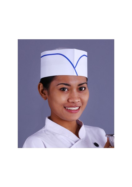 Bekiz Aşçı Kepleri Tek Kullanım Kağıt Kafeterya Kep 500 Adet