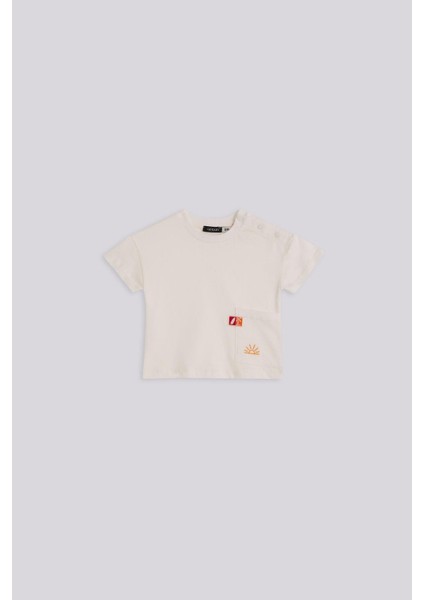 Bg Store Erkek Bebek Beyaz Tshirt