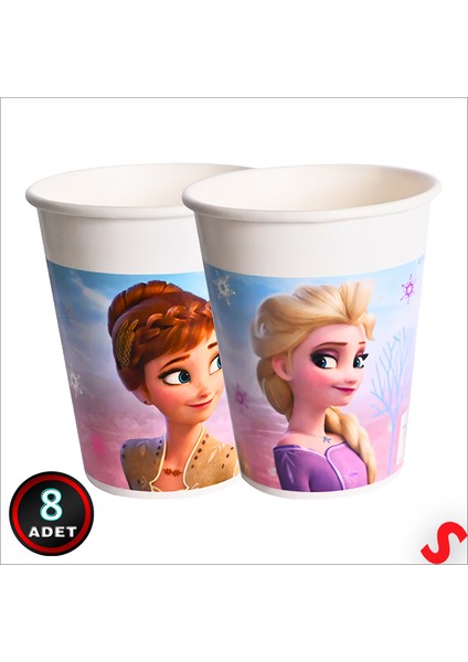 Frozen 2 Wind Spirit Karton Bardak - 8 Adet