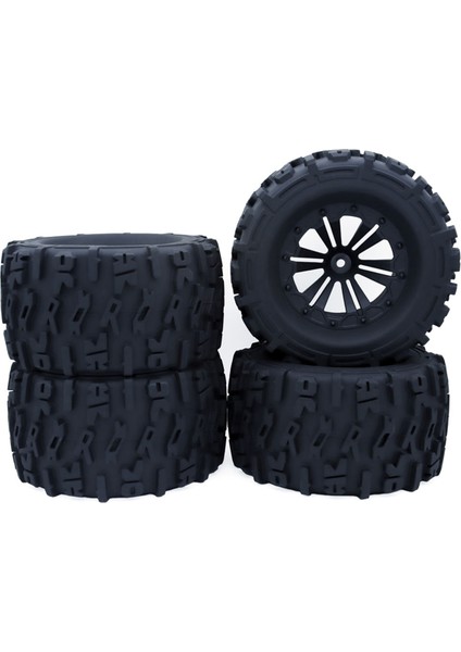 4 Adet 125MM 1.9 Beadlock Jant Lastik Seti 1/10 Rc Paletli Araba B (Yurt Dışından)