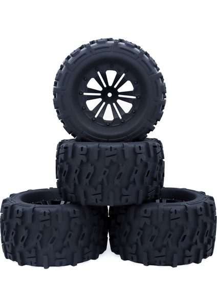 4 Adet 125MM 1.9 Beadlock Jant Lastik Seti 1/10 Rc Paletli Araba B (Yurt Dışından)