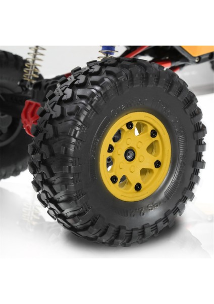 1/10 Rc Paletli Araba Axial SCX10 Wraith RR10 Capra Için Lastik Seti, Siyah (Yurt Dışından)