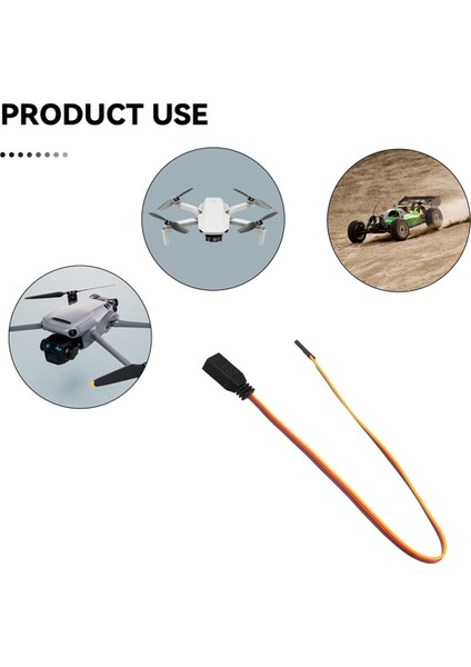3 Adet Rc Servo Jr Fiş Uzatma Telleri Rc Araba Tekne Uçak Modeli Için (Yurt Dışından)
