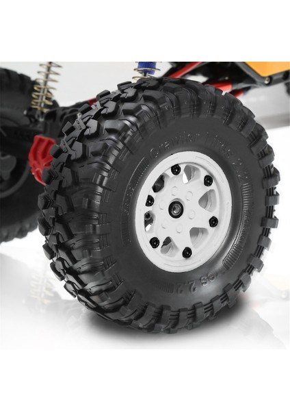 1/10 Rc Paletli Araba Axial SCX10 Wraith RR10 Capra Için Lastik Seti, Siyah (Yurt Dışından)