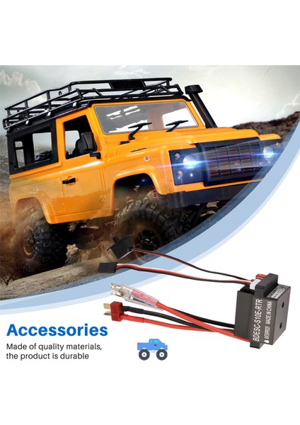 Rc 60A Esc Fırçalı Motor Hız Kontrol Cihazı Rc Gemi ve Rc Araba Escb (Yurt Dışından)