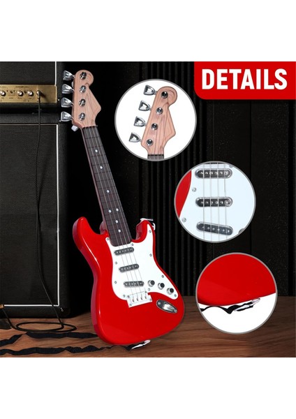 Çocuklar Için Gitar Oyuncağı 4 Telli Elektrik Gitar Müzik Aletleri C (Yurt Dışından) modelleri