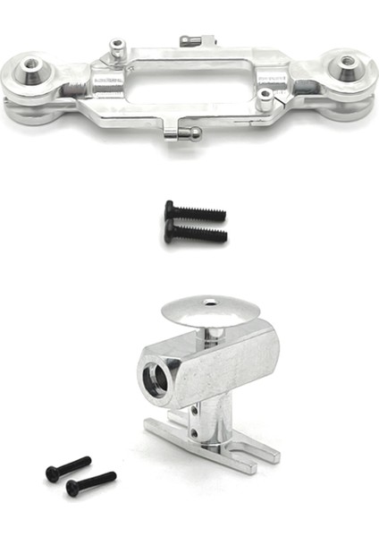 Wltoys Rc Helikopterleri Için Bıçak Kelepçesi Rotor Kelepçesi Kiti K200 Gümüş (Yurt Dışından)