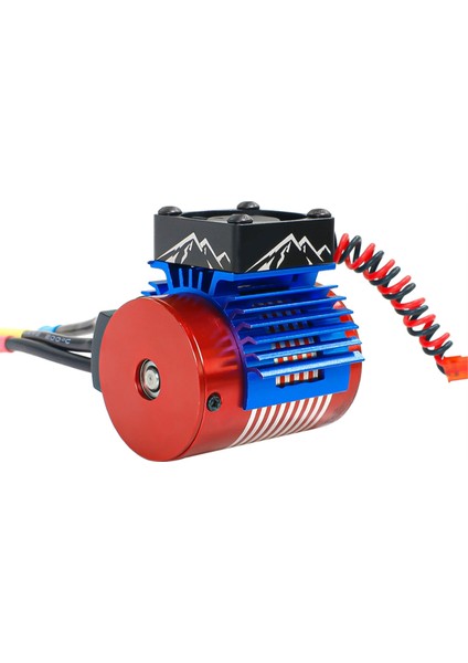 540 550 3650 3660 3674 Motor Isı Emici Rc Araba Radyatör Fanı Mavisiyah (Yurt Dışından)