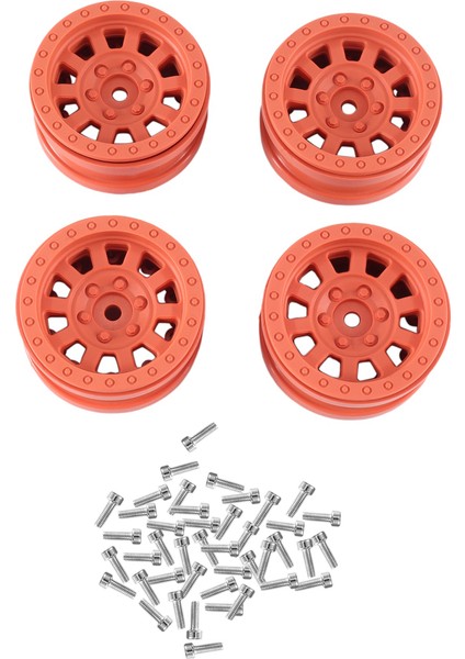 Adet Beadlock 1.9 Tekerlek Göbeği Jant 1/10 Rc Paletli Araba Eksenel, 2 (Yurt Dışından)