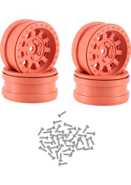 Adet Beadlock 1.9 Tekerlek Göbeği Jant 1/10 Rc Paletli Araba Eksenel, 2 (Yurt Dışından)