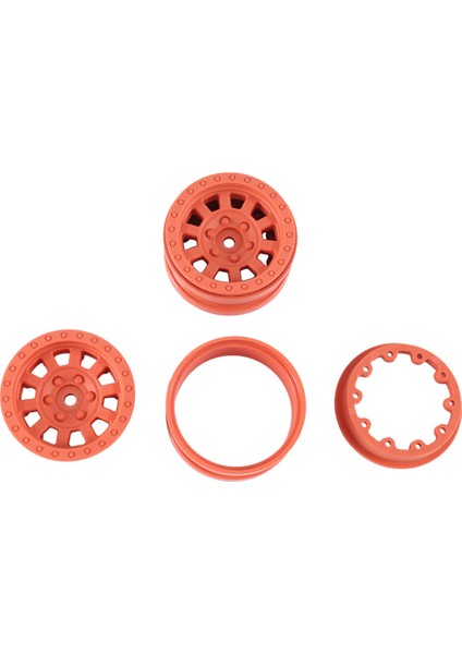 Adet Beadlock 1.9 Tekerlek Göbeği Jant 1/10 Rc Paletli Araba Eksenel, 2 (Yurt Dışından)