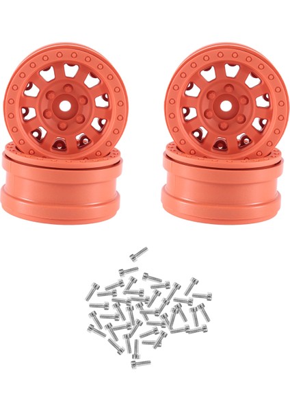 Adet Beadlock 1.9 Tekerlek Göbeği Jant 1/10 Rc Paletli Araba Eksenel, 2 (Yurt Dışından)