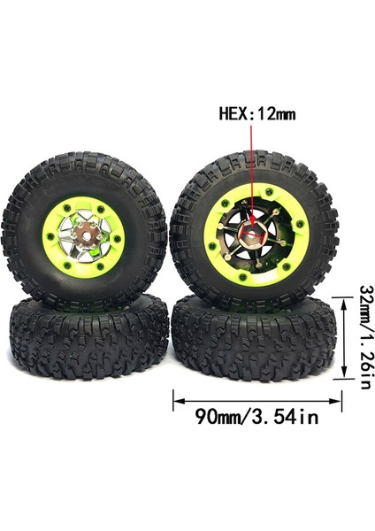 4 Adet 90X32MM Lastik Jant Lastik 144001 144010 124007 124016 Için (Yurt Dışından) fiyatları