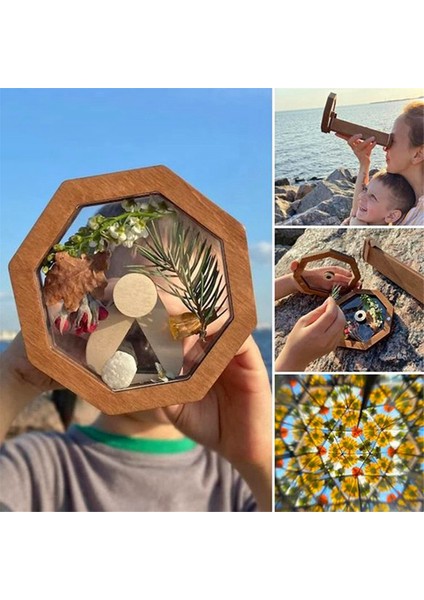 Ahşap El Yapımı Kaleydoskop Kiti Etkileşimli Mantık Kaleydoskop Kiti (Yurt Dışından) modelleri