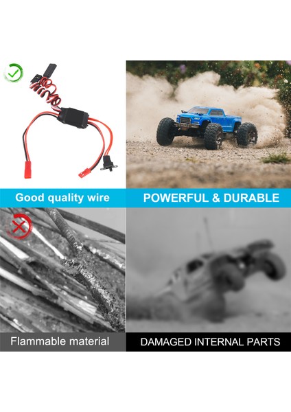 Rc 30A Mini Fırçalı Elektrikli Hız Kontrol Cihazı Jst Fişi (Yurt Dışından)