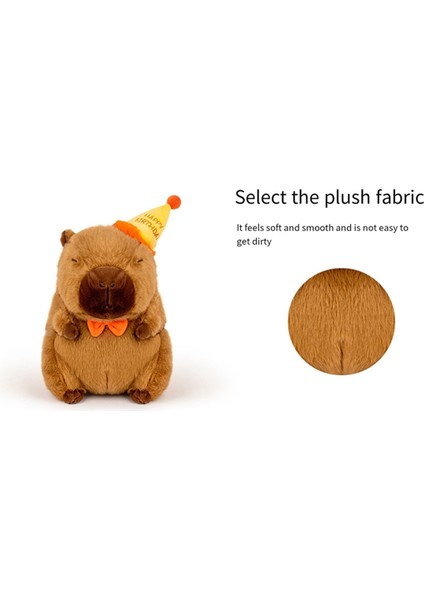 Capybara Peluş Bebek Sevimlianime Tüylü Oyuncak Kawaii Peluş Bebek Hediyesi (Yurt Dışından) fırsatları