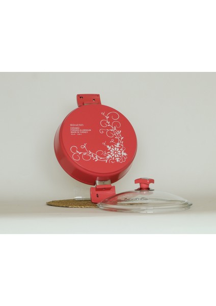 Seramik 28 cm Karnıyarık Tencere Pembe fırsatları